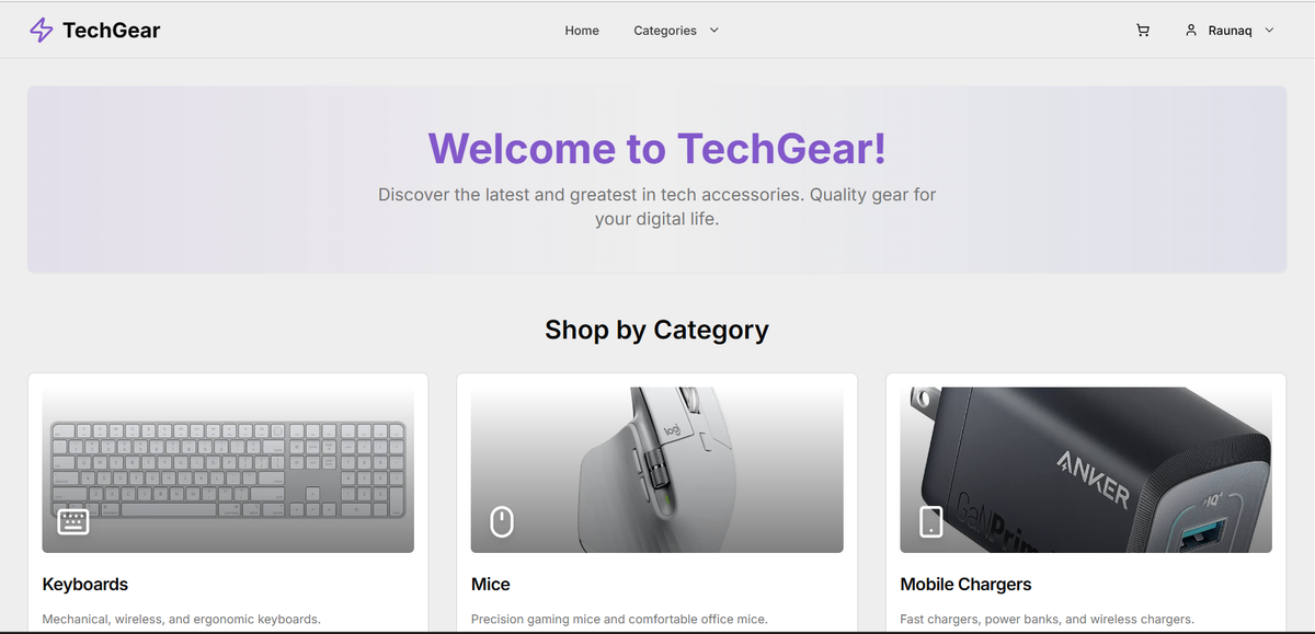 TechGear - Gadgets & Accessories Hub
